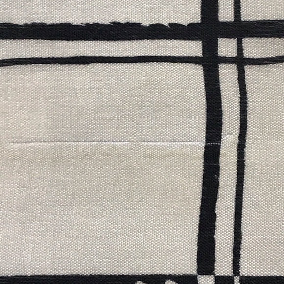 Vera Silk Black & Cream Print 52” x 10.5” Scarf - Picture 5 of 6